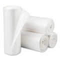 High-Density Trash Bags | Pitt Plastics PCRH333913N Eco Strong Plus 33 in. x 39 in. 13 mic 33 Gallon Can Liners - Natural (250/Carton) image number 1