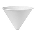 Cups | SOLO 6SRX-2050 6 oz. Bare Eco-Forward Treated Paper Funnel Cups - White (2500/Carton) image number 0