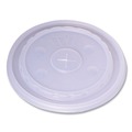 Cup Lids | WinCup 221936 Slotted Plastic Lids for 32 oz to 64 oz Cold Cups and Bowls - Translucent (1000/Carton) image number 0