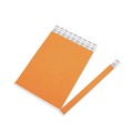 Wristbands | Advantus 91120 9.75 in. x 0.75 in. Numbered Crowd Management Wristbands - Neon Orange (500/Pack) image number 0