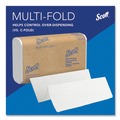 Perforated Roll & Hand Towels | Scott 01840 9.2 in. x 9.4 in. 1-Ply Essential Multi-Fold Towels with Absorbency Pockets - White (4000/Carton) image number 8