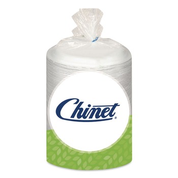 Chinet 21225 6 in. Diameter Paper Plate Dinnerware - White (125/Pack)
