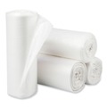 Low-Density Trash Bags | Pitt Plastics PCRL4046SHN 40 Gallon 1.35 mil 40 in. x 46 in. Eco Strong Plus Can Liners - Natural (100/Carton) image number 1