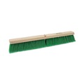Brooms | Boardwalk BWK20724 3 in. Green Flagged Recycled PET Plastic Bristles 24 in. Brush Floor Broom Head image number 0