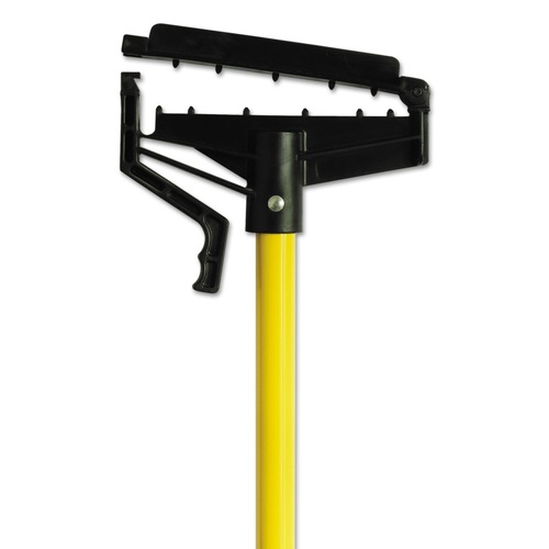Mop Handles | Nexstep Commercial Products 96516 60 in. Quick-Change Fiberglass Mop Handle - Yellow (6/Carton) image number 0