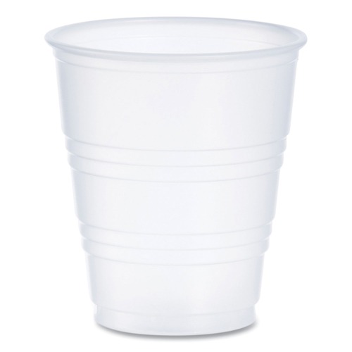 Cups | Dart Y5 5 oz. High-Impact Polystyrene Cold Cups - Translucent (100/Pack) image number 0