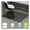 Floor Mats | Deflecto CM24442FBLKSS 60 in. x 46 in. Ergonomic Sit Stand Mat - Black image number 3