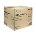 Food Containers & Lids | Pactiv Corp. SD5032Y Newspring DELItainer 32 oz. 4.55 in. x 4.55 in. x 5.55 in. Plastic Microwavable Container - Natural image number 1