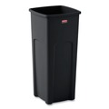 Indoor Waste Receptacles | Rubbermaid Commercial FG356988BLA Untouchable Waste Container, Square, Plastic, 23gal, Black image number 2