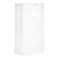 Grocery Bags | Ross & Wallace Paper Products 120320500PK/BL 8.25 in. x 5.25 in. x 16.13 in. #20 Size Grocery Paper Bags - White (500/Bundle) image number 0