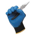 Work & Welding Gloves | Ansell 40227 240 mm Length G40 Nitrile Coated Gloves - Large/Size 9, Blue (12/Pack) image number 3