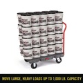 Carts & Trucks | Rubbermaid Commercial FG440300BLA 24 in. x 36 in. 1000 lbs. Capacity Heavy-Duty Platform Truck Cart - Black image number 4