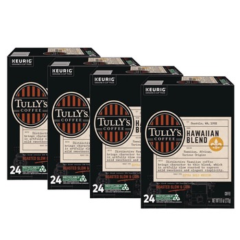  | Tully's Coffee 5000373793 Coffee K-Cups - Hawaiian Blend (96/Carton)
