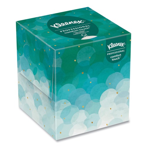 Facial Tissues | Kleenex 21270 Boutique 2-Ply Facial Tissue - White (95 Sheets/Box) image number 0