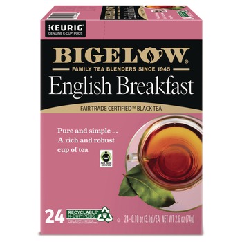  | Bigelow 5000363676 Tea K-Cups Pack - English Breakfast (24/Box)