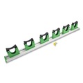 Tool Storage & Organizers | Unger HO700 28 in. x 3.15 in. x 2.17 in. Hang Up Cleaning Holder - Silver/Green image number 0
