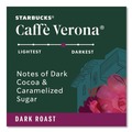 Coffee - Caffeinated | Starbucks 12434951 Coffee K-Cups Pack - Caffe Verona (96/Carton) image number 2