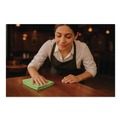 Cleaning Cloths & Wipes | Boardwalk 2164037 16 in. x 16 in. Microfiber Cleaning Cloths - Green (24/Pack) image number 3