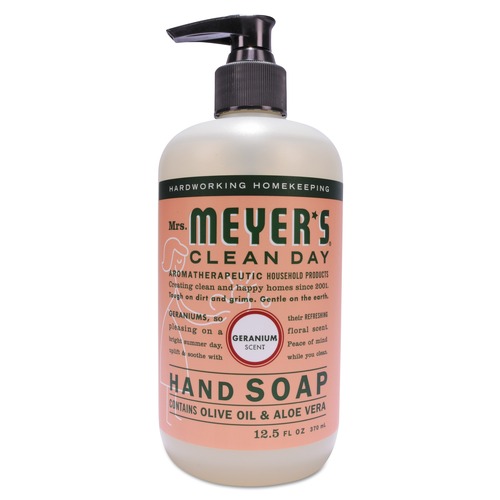 Hand Soaps | SC Johnson 651332 Clean Day 12.5 oz Liquid Hand Soap - Geranium Scent image number 0