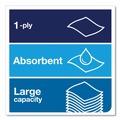 Perforated Roll & Hand Towels | Tork 290089 1-Ply 7.7 in. x 700 ft. Advanced Matic Hand Towel Roll - White (6/Carton) image number 7