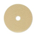 Floor Pads-Cleaning, Buffing & Polishing | Boardwalk BWK4020ULT 20 in. Diameter Burnishing Floor Pads - Tan (5/Carton) image number 1