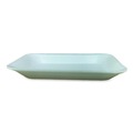 Food Containers & Lids | GEN 8PWH 10.8 in. x 8.82 in. x 1.5 in. #8P Meat Trays - White (200/Carton) image number 4