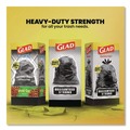 Drawstring & Kitchen Bags | Glad 78966 30 in. x 33 in. 1.05 mil 30 Gallon Three-Ply Drawstring Trash Bags - Black/Large (28/Box) image number 10