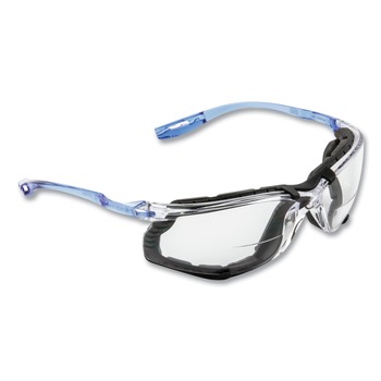 3M VC215AF CCS plus1.5 Diopter Strength Protective Eyewear with Foam Gasket - Blue Plastic Frame, Clear Polycarbonate Lens