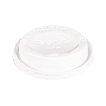 SOLO LGXW2-0007 The Gourmet Lid Hot Cup Lids for Trophy Plus, Fits 12 oz to 20 oz - White (1,500/Carton)