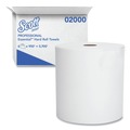 Perforated Roll & Hand Towels | Scott 02000 8 in. x 950 ft. 1.75 in. Core 1-Ply Essential High Capacity Hard Roll Towels - White (6 Rolls/Carton) image number 0