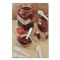 Disposable Spoons | AmerCareRoyal RTS3000 Polystyrene Taster Spoons - White (3000/Carton) image number 4
