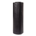 Low-Density Trash Bags | Inteplast Group SLW3858SPK Low-Density Commercial Can Liners 60 gal 1.15 mil 38 x 58 Black Interleaved Roll 25 Bags/Roll 4 Rolls/Carton image number 1