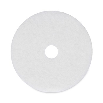 Boardwalk BWK4020WHI 20 in. Diameter Polishing Floor Pads - White (5/Carton)