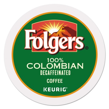 DECAFFEINATED | Folgers 5000363988 100% Colombian Decaf Coffee K-Cups (24/Box)