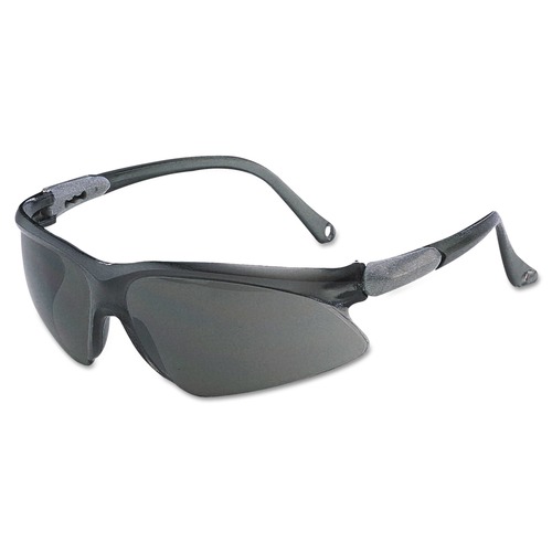Eye Protection | Ansell 14476 V20 Visio Safety Glasses - Black Frame, Indoor/Outdoor Lens image number 0