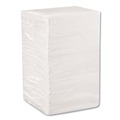 Beverage Napkins | Georgia Pacific Professional 96019 9-1/2 in. x 9-1/2 in. Single-Ply Beverage Napkins - White (4000/Carton) image number 6