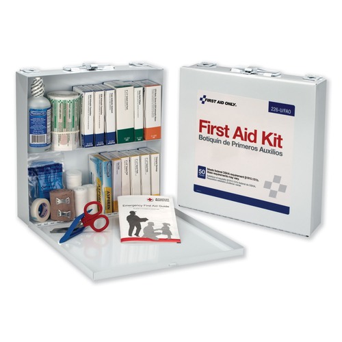 First Aid Kits | First Aid Only 226-U/FAO OSHA Compliant First Aid Station for 50 People (196/Kit) image number 0