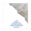 Mop Heads | Boardwalk BWK8003 Enviro Clean Looped Mop Head With Tailband - Large, White (12/Carton) image number 5