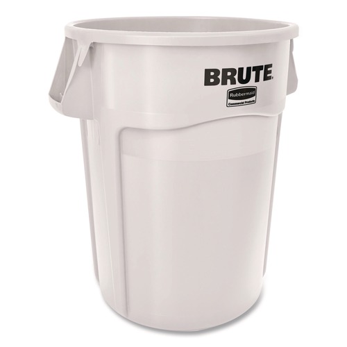 Indoor Waste Receptacles | Rubbermaid Commercial 1779740 Brute Container 44 gal Plastic White image number 0