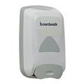 Soap Dispensers | Boardwalk 6754-06-GCE00VL 6.1 in. x 10.6 in. x 5.1 in. 1250 mL Soap Dispenser - Gray image number 1