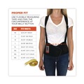 Back Support Harnesses & Belts | Ergodyne 11098 ProFlex 1650 Economy Elastic Back Support Brace, 4X-Large, 52-in to 58-in Waist, Black image number 1