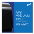 Towel Dispensers | Scott 34348 12.66 in. x 9.18 in. x 16.44 in. Pro Electronic Hard Roll Towel Dispenser - Smoke (1/Carton) image number 7