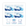 Cleaning Cloths & Wipes | Boardwalk BWK454W753CT 7 in. x 8 in. Quat-Based Disinfecting Wipes - Fresh Scent (4 Packs/Carton) image number 7