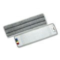 Mop Heads | Unger UNGCLMFP OmniClean 16 in. Microfiber Pads - Gray (5/Pack) image number 0