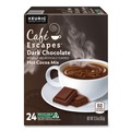 Cocoa | Cafe Escapes 5000330122 Dark Chocolate Hot Cocoa K-Cups (24/Box) image number 0