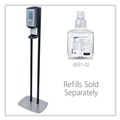 Hand Sanitizer Dispensers | PURELL 7416-DS 1200 ml 13.5 in. x 5 in. x 28.5 in. CS6 Hand Sanitizer Floor Stand with Dispenser - Graphite/Silver image number 1