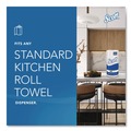 Perforated Roll & Hand Towels | Scott 41482 1-Ply 11 in. x 8.75 in. Kitchen Roll Towels (128/Roll 20 Rolls/Carton) image number 4