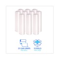 High-Density Trash Bags | Boardwalk V8046HNKR02 40 in. x 46 in. 45 gal. 13 mic High-Density Can Liners - Natural (250/Carton) image number 5