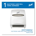 Towel Dispensers | Scott 48858 Essential 12.7 x 9.57 x 15.76 Electronic Hard Roll Towel Dispenser - White (1/Carton) image number 1