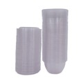 Food Containers & Lids | Eco-Products EP-SB18 5.5 in. x 2.3 in. 18 oz. Renewable and Compostable Plastic Containers - Clear (150/Carton) image number 3
